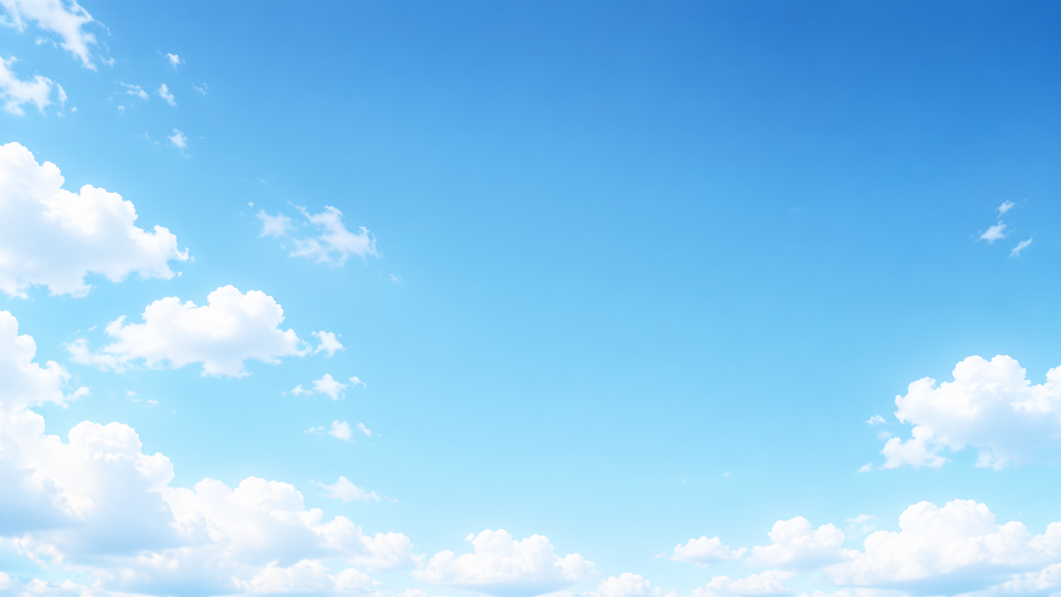 Soft blue sky with clouds