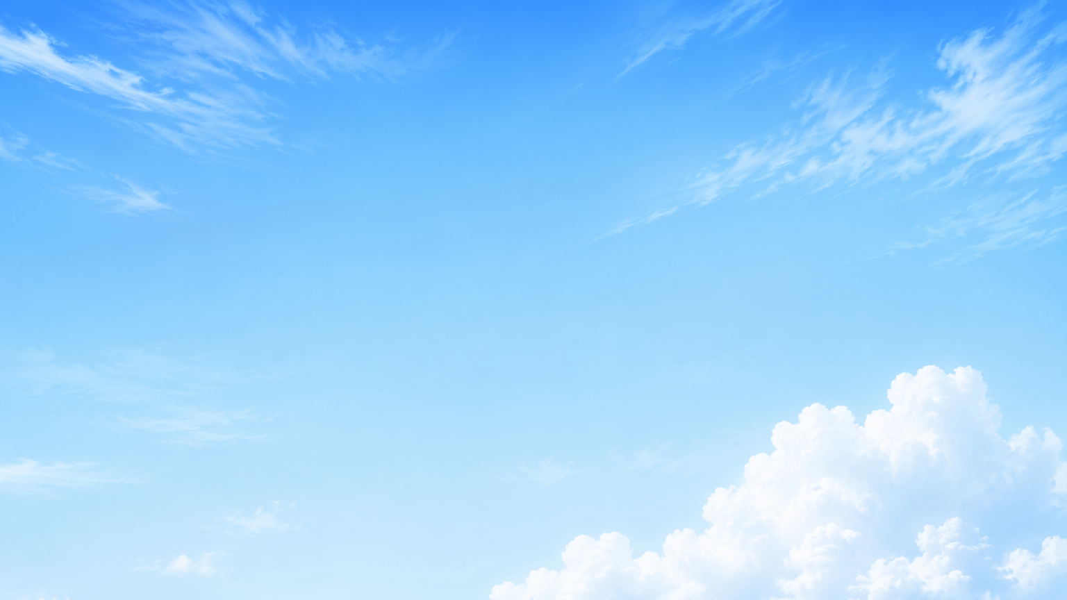 Soft blue sky with clouds