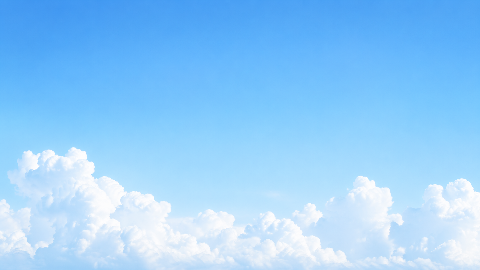 Soft blue sky with clouds
