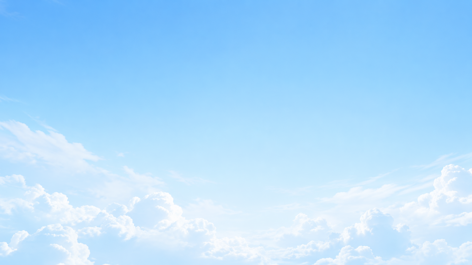 Soft blue sky with clouds