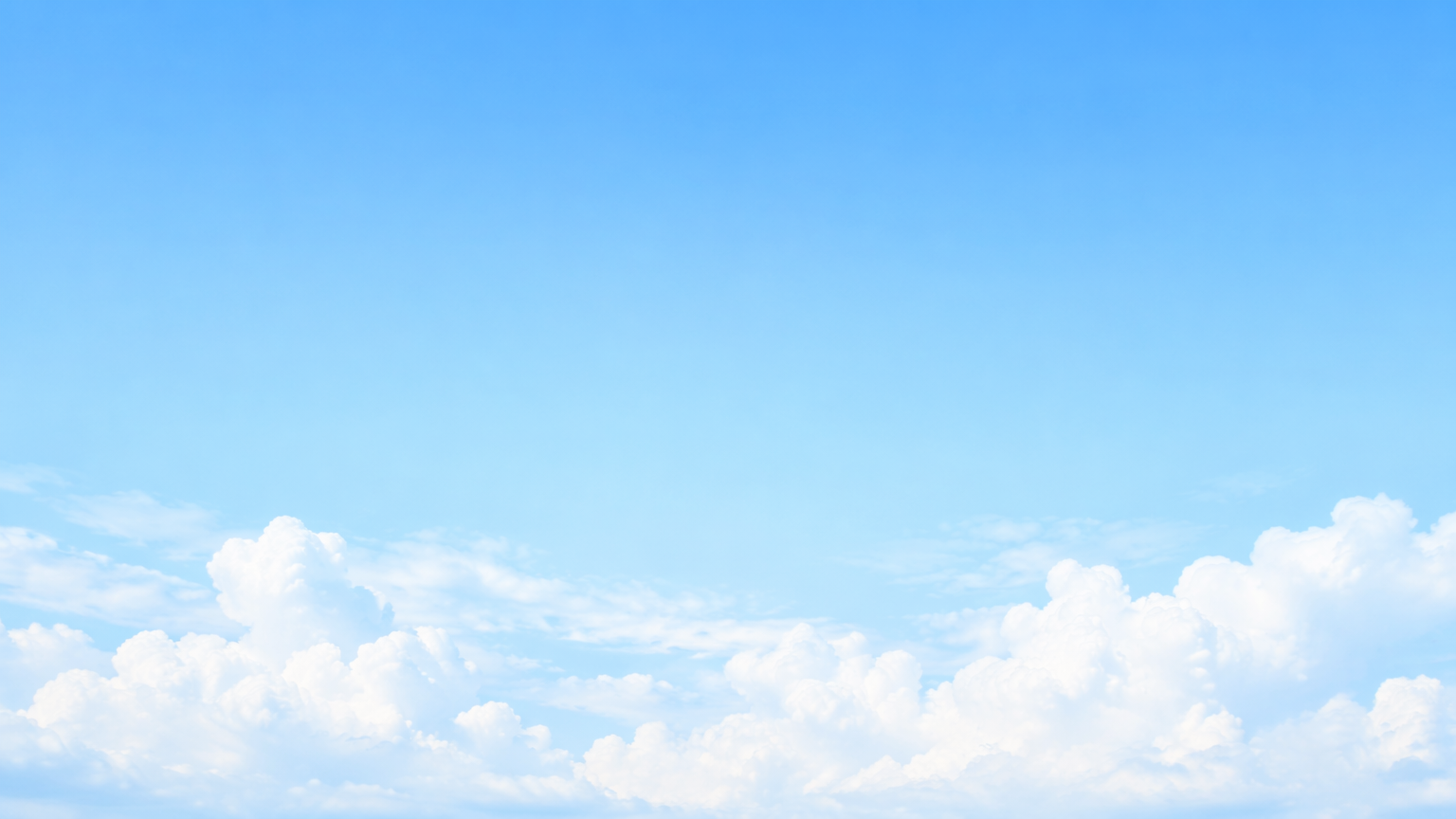 Soft blue sky with clouds
