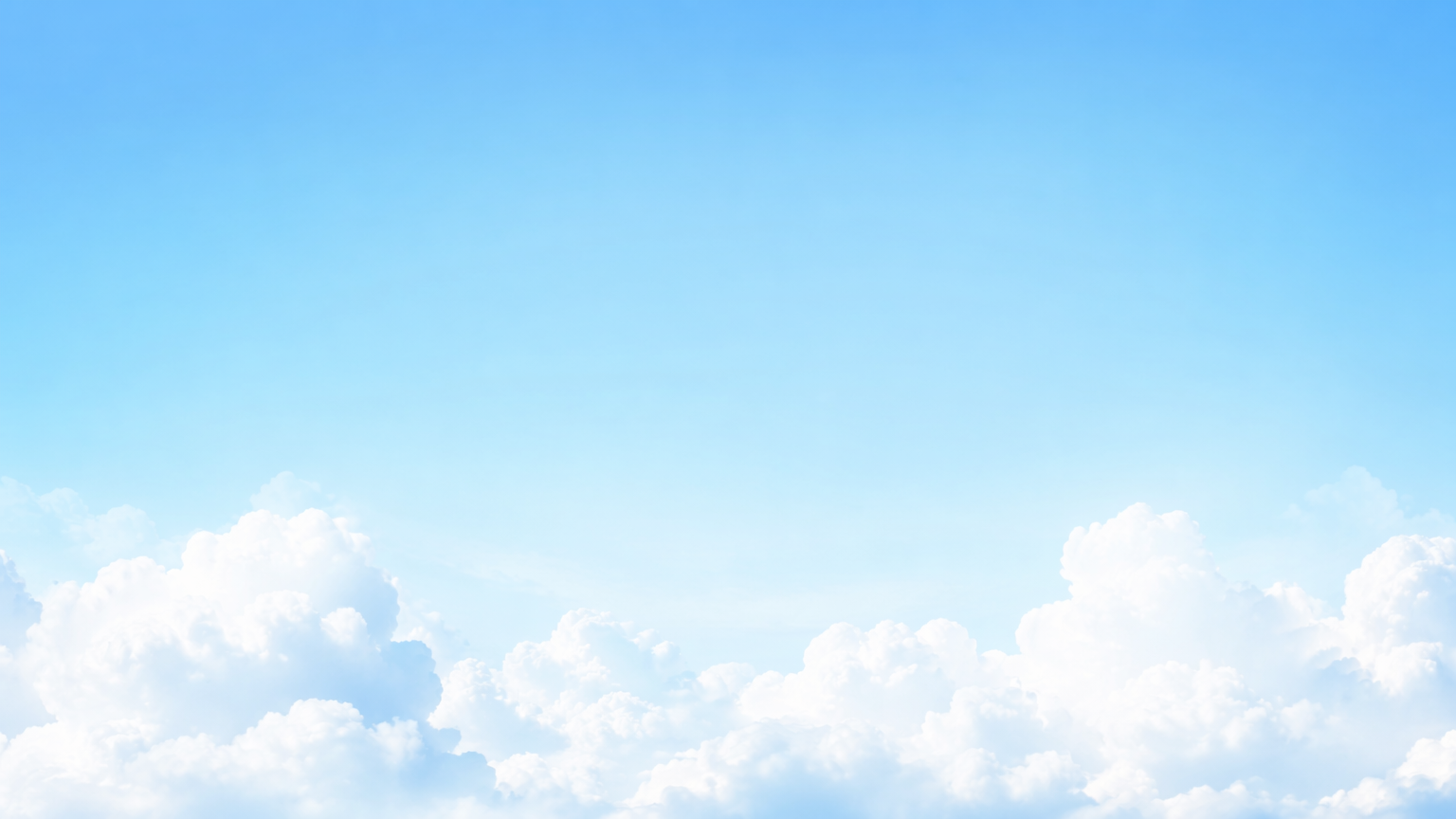 Soft blue sky with clouds