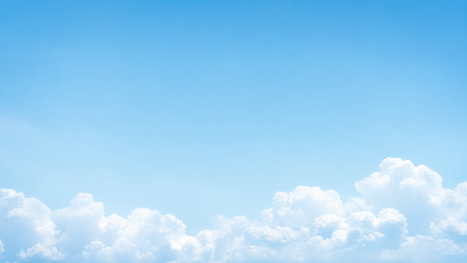 Soft blue sky with clouds