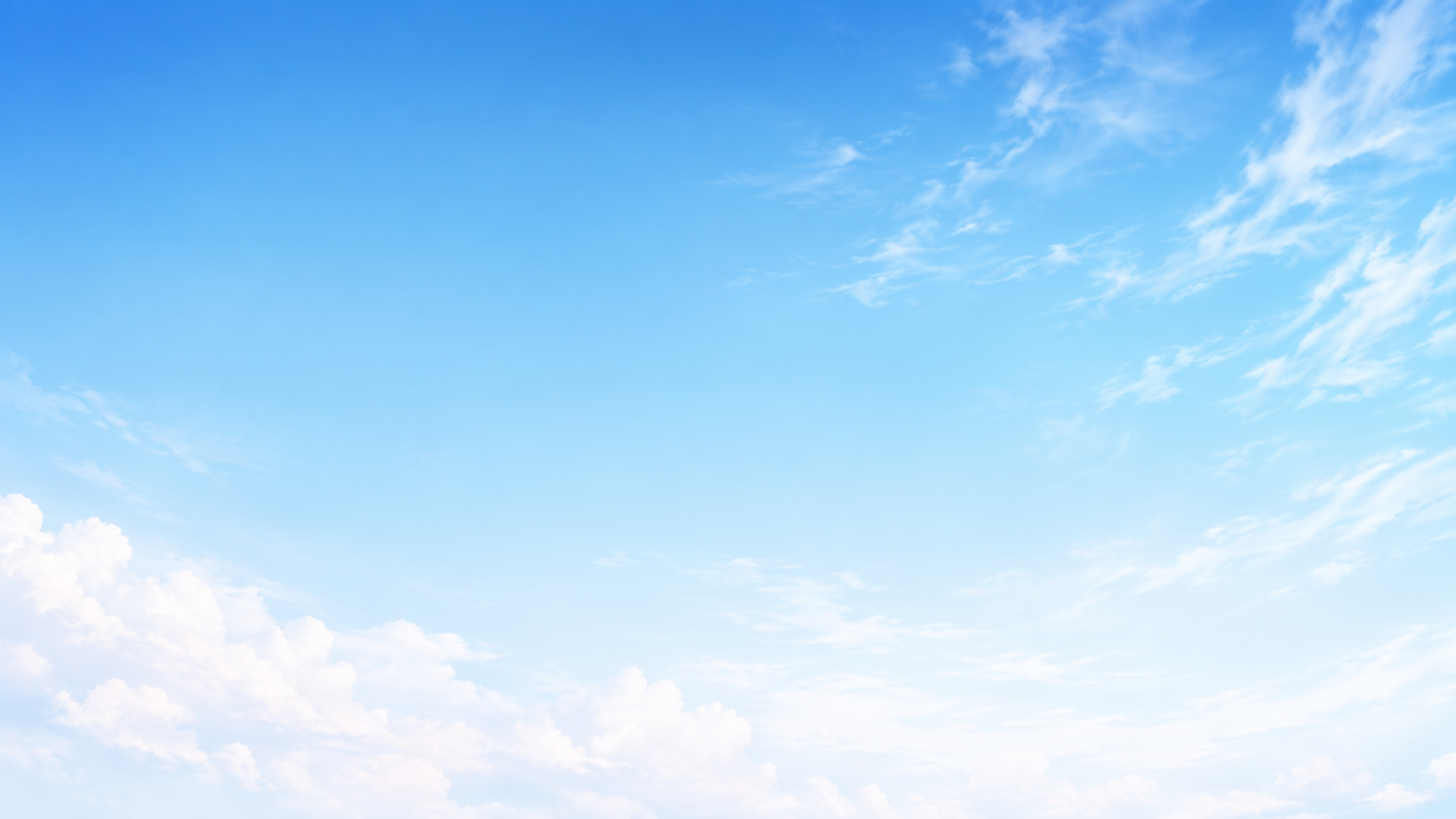 Soft blue sky with clouds