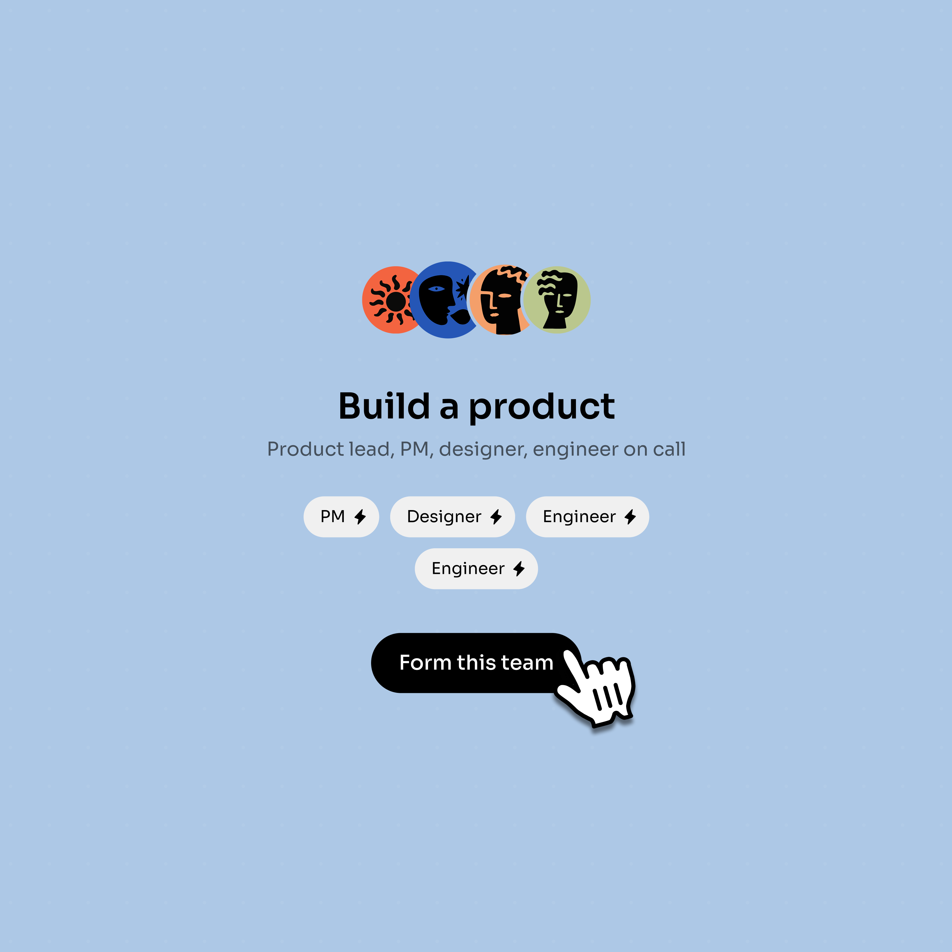 Multiple AI agents teaming up with OpenCode in Bloome to work in parallel.